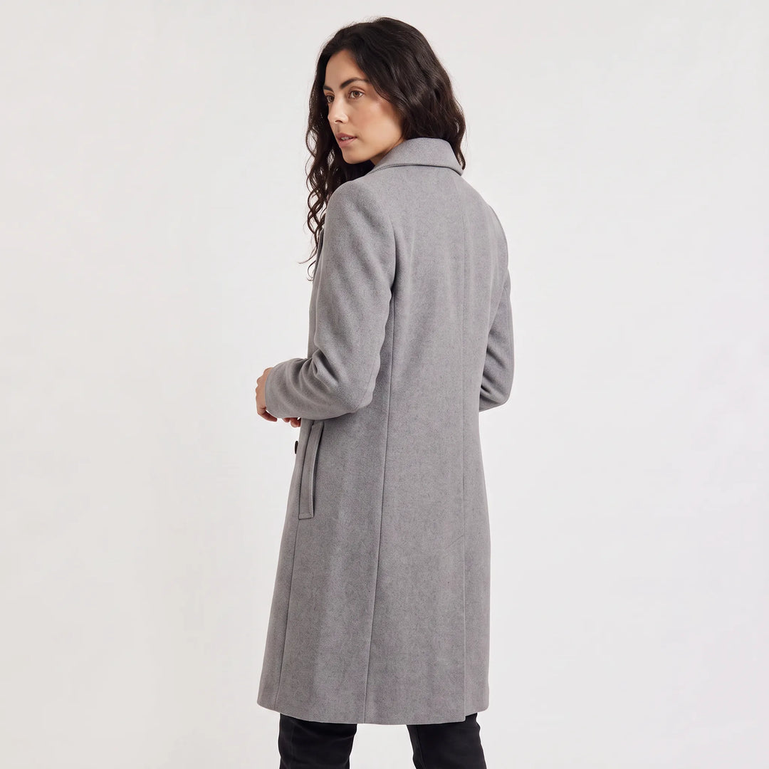 Manteau croisé coupe tailleur