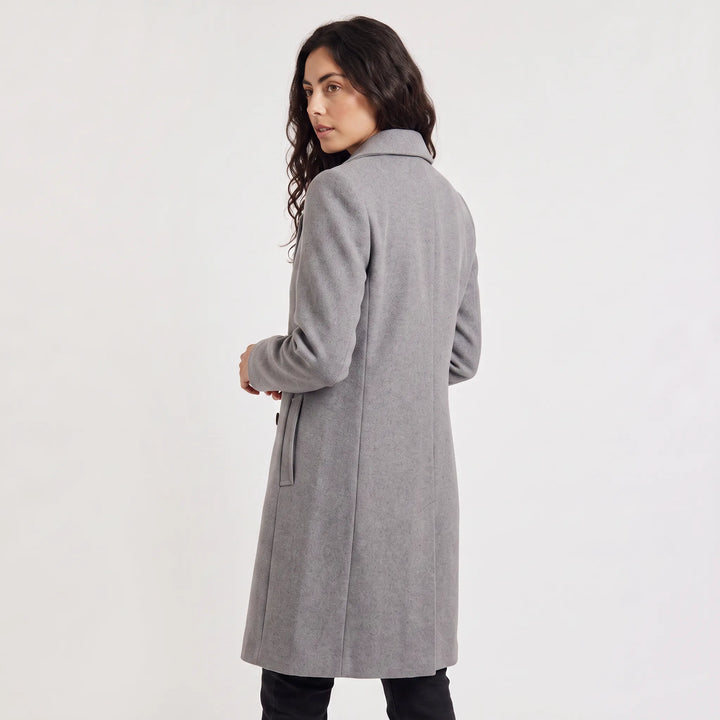 Manteau croisé coupe tailleur