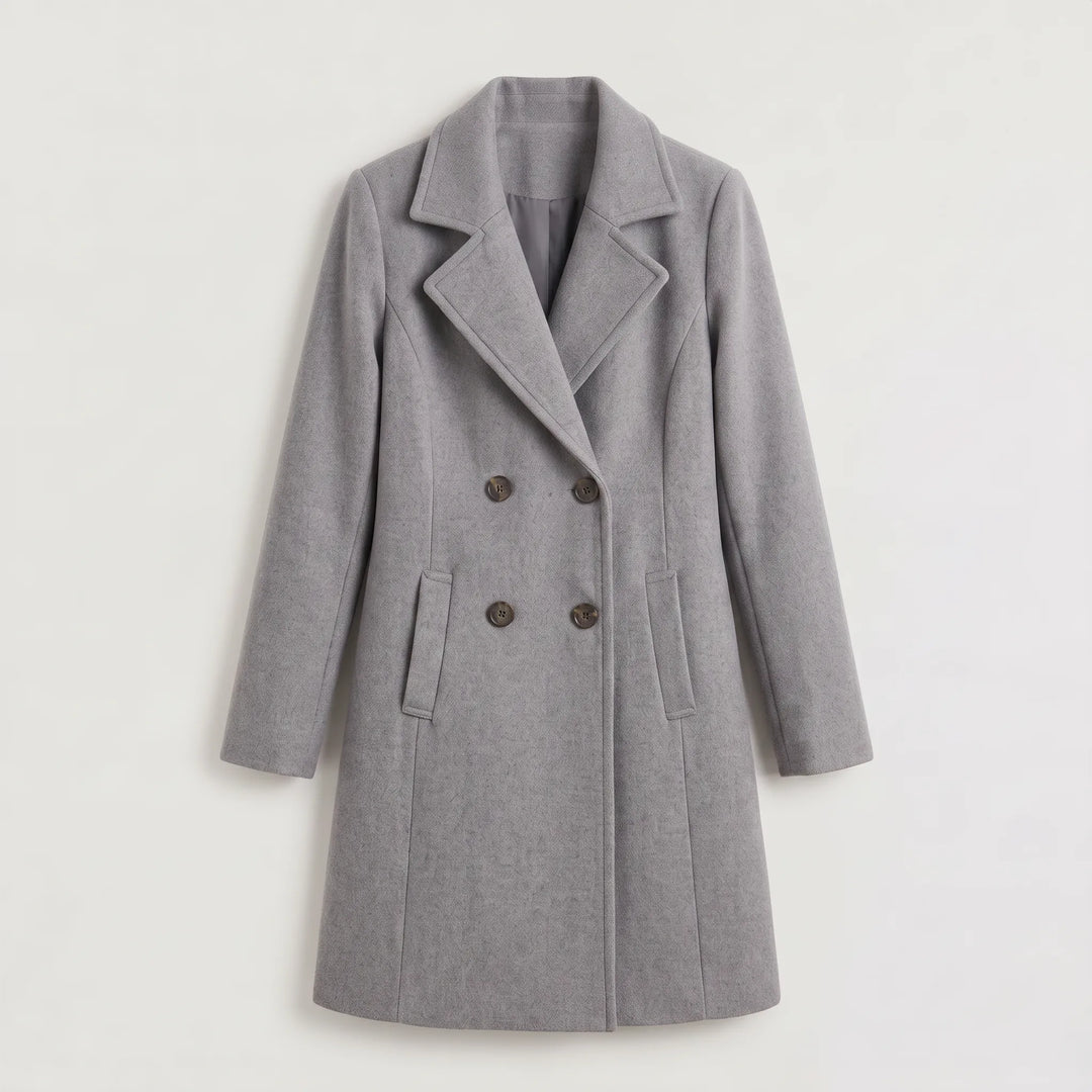 Manteau croisé coupe tailleur