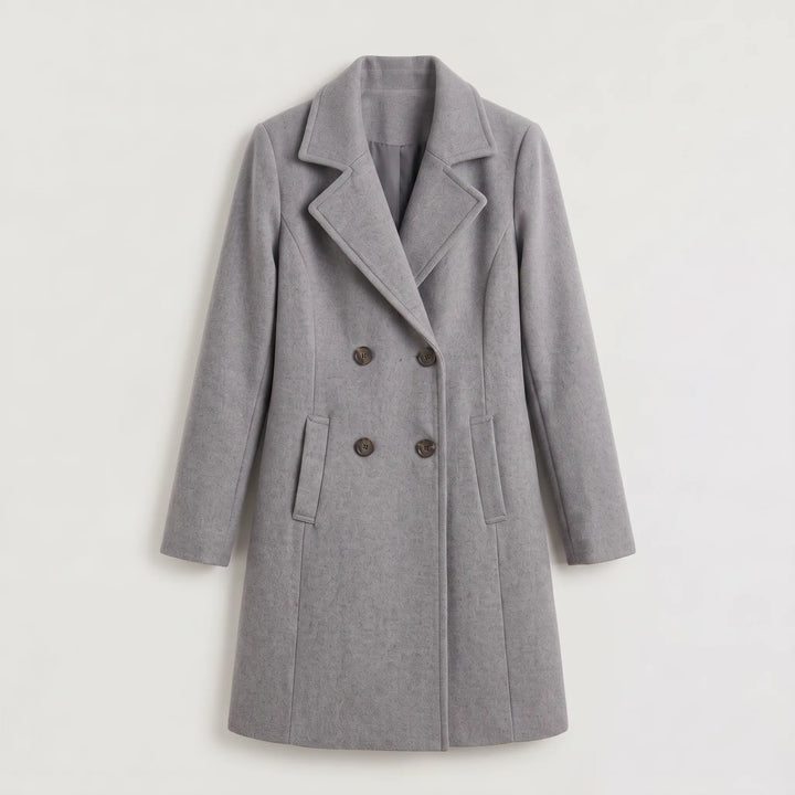 Manteau croisé coupe tailleur