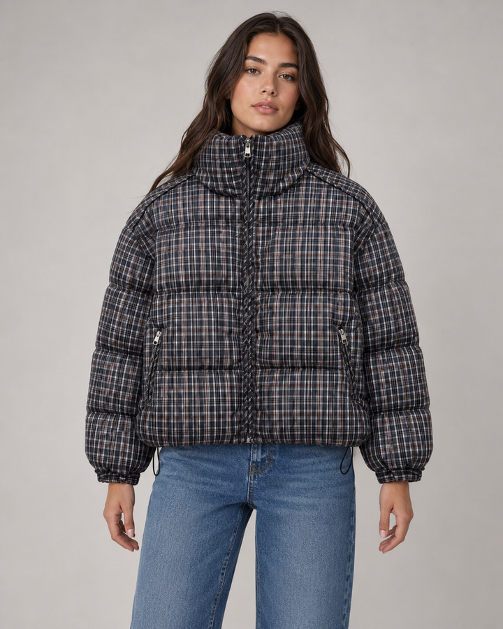 Manteau d'Hiver à Carreaux