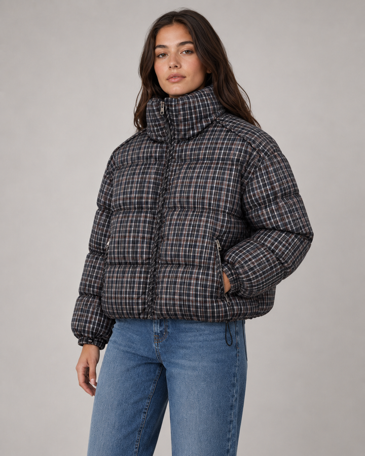 Manteau d'Hiver à Carreaux – Checkered