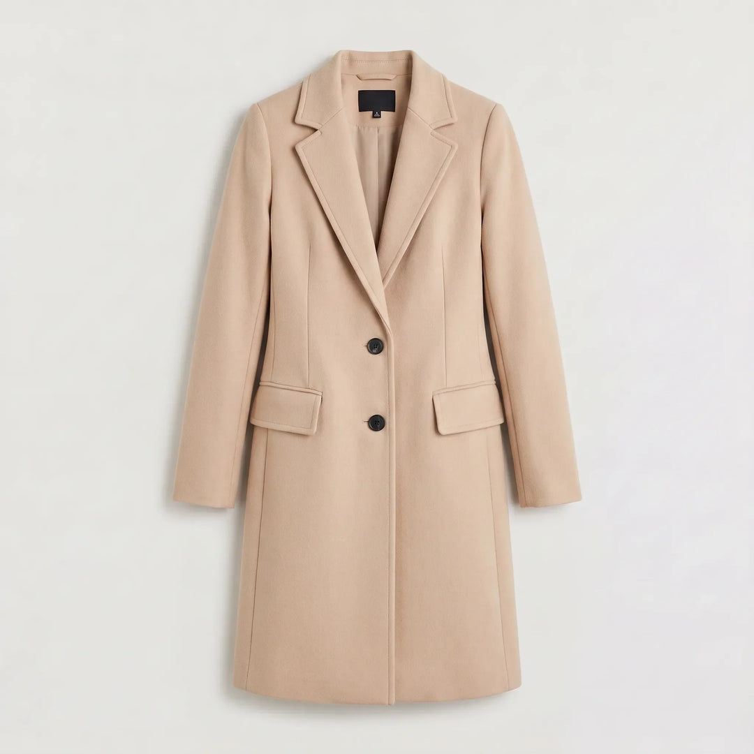 Manteau droit style épuré