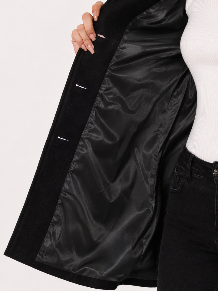 Manteau élégant coupe évasée