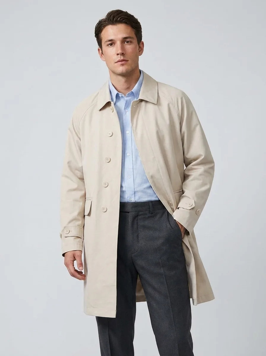 Manteau Essentiel de Mi-saison – Beige