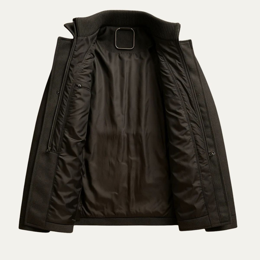 Manteau Homme à Double Col