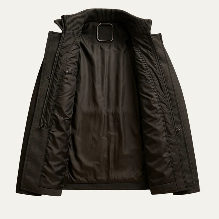 Manteau Homme à Double Col