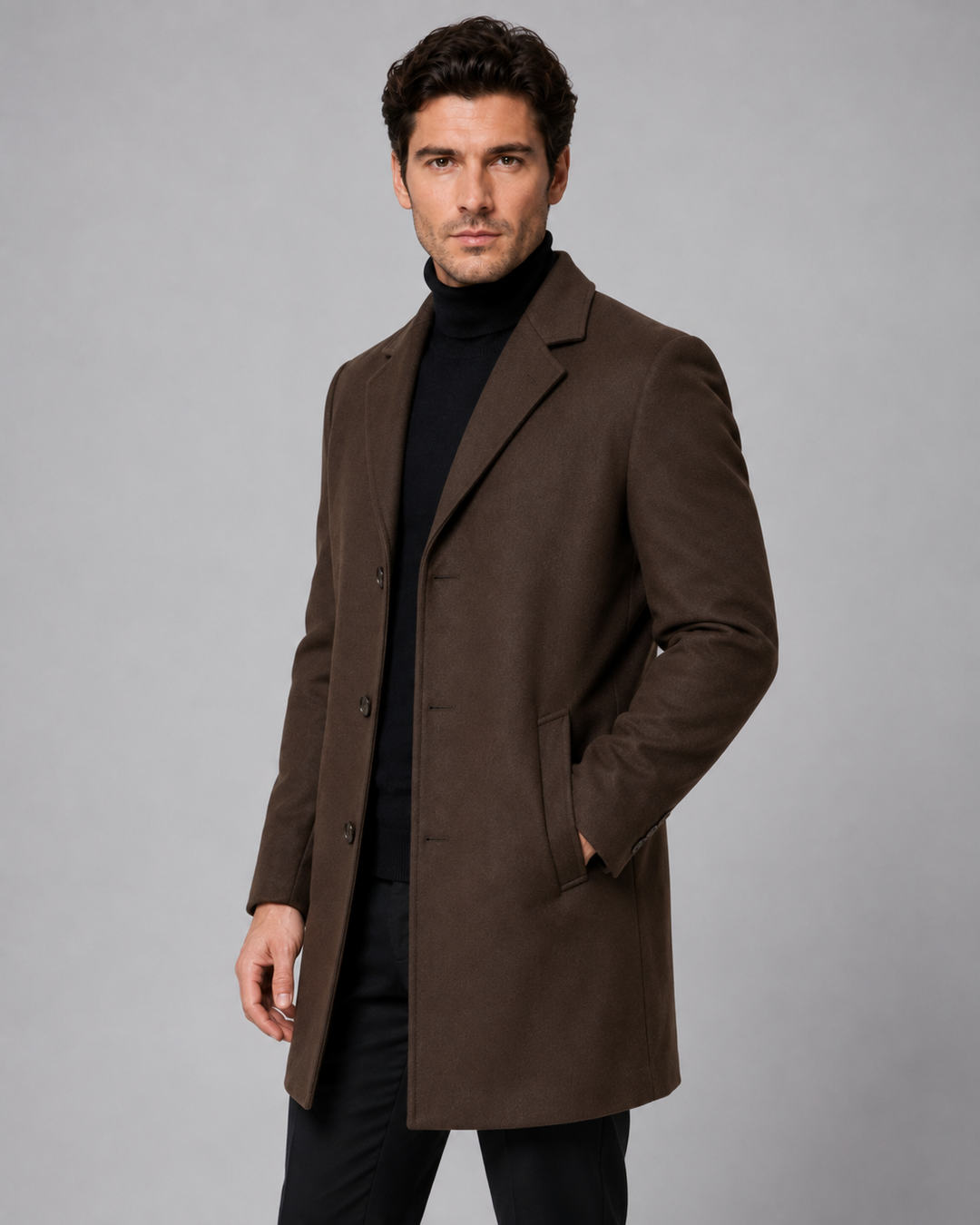 Manteau Homme Coupe Ajustée