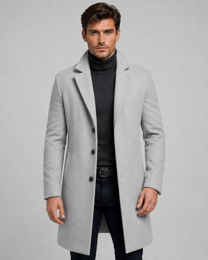Manteau Homme Droit et Élégant