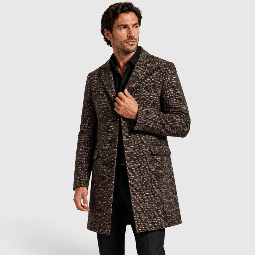 Manteau Homme Élégant Ajusté