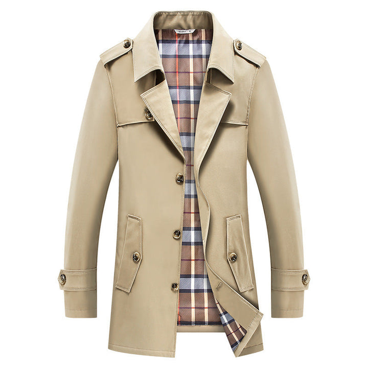 Manteau Homme Style Trench Classique