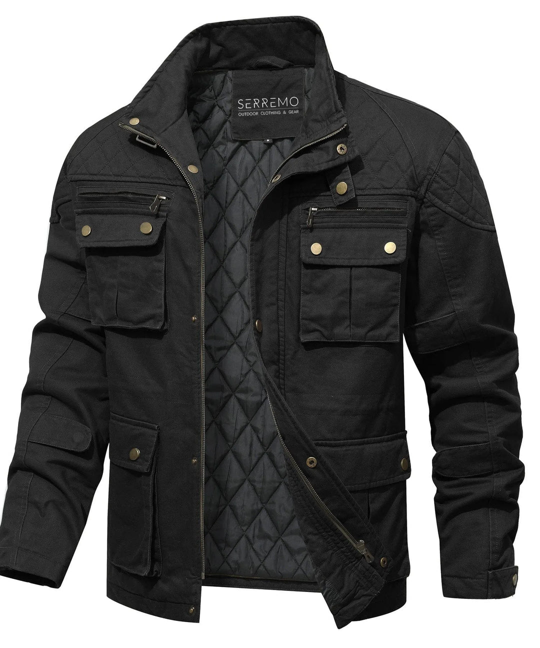Manteau Homme Style Utilitaire – Noir