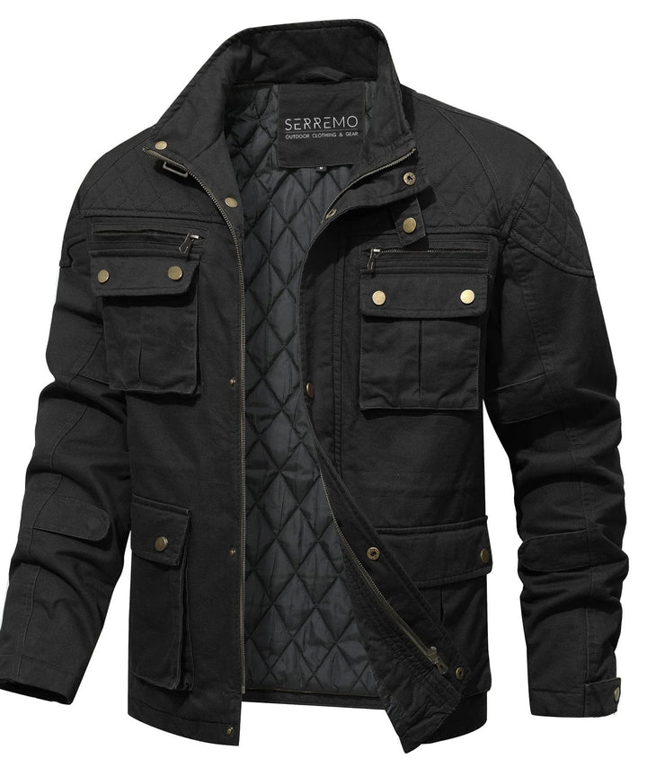 Manteau Homme Style Utilitaire – Noir