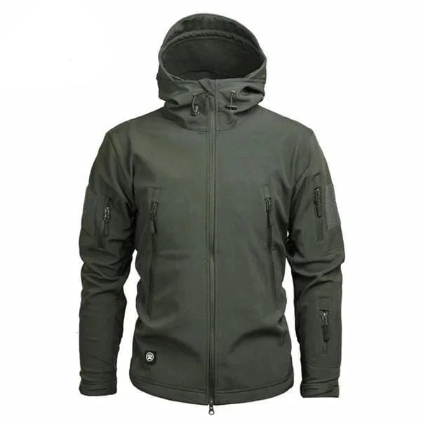 Manteau Homme Technique à Capuche – Gris