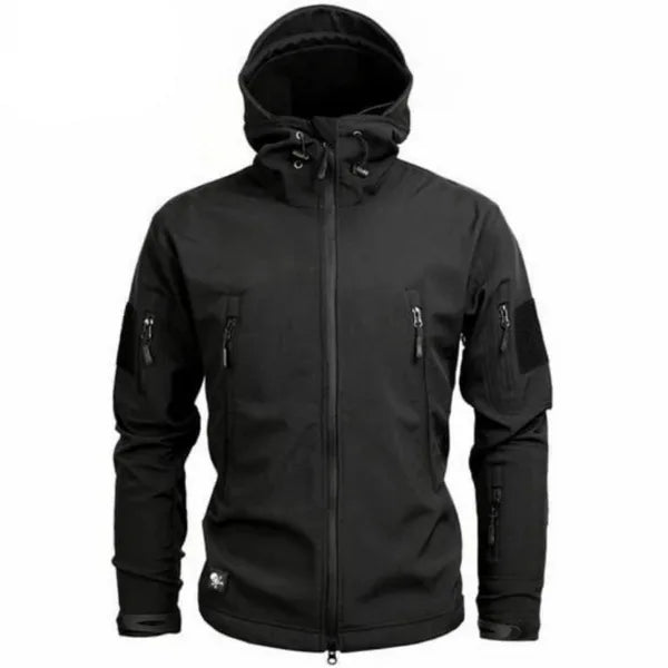 Manteau Homme Technique à Capuche – Noir