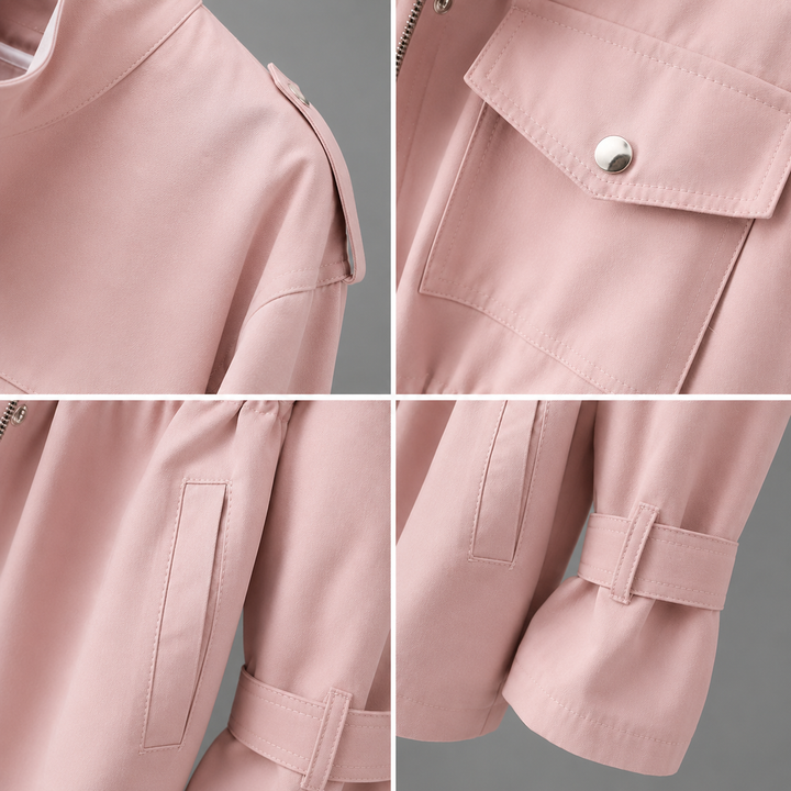 Manteau léger à taille ajustable