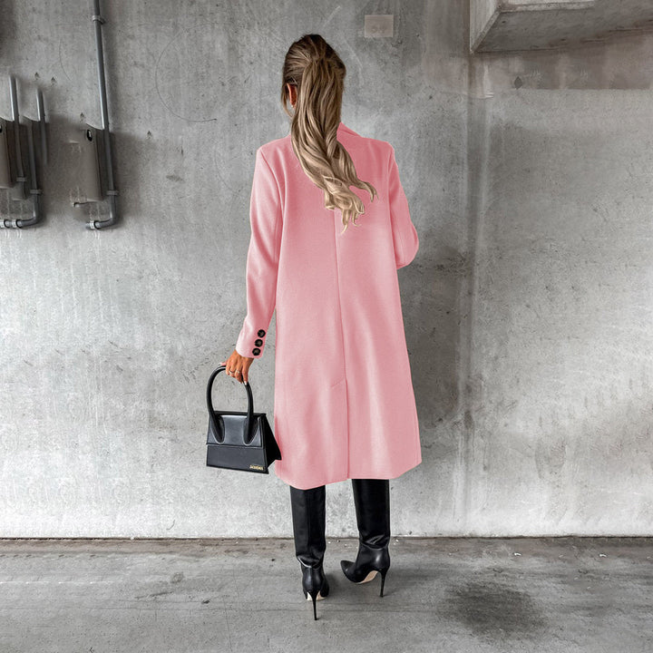 Manteau Long à Coupe Tailleur