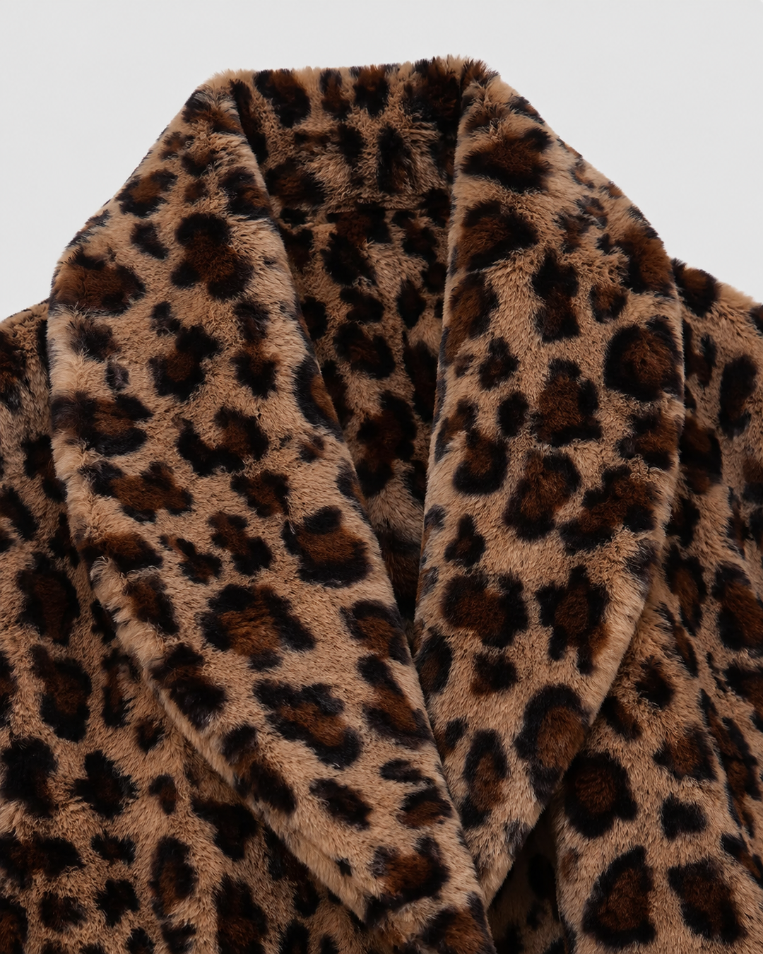 Manteau Long à Imprimé Animal