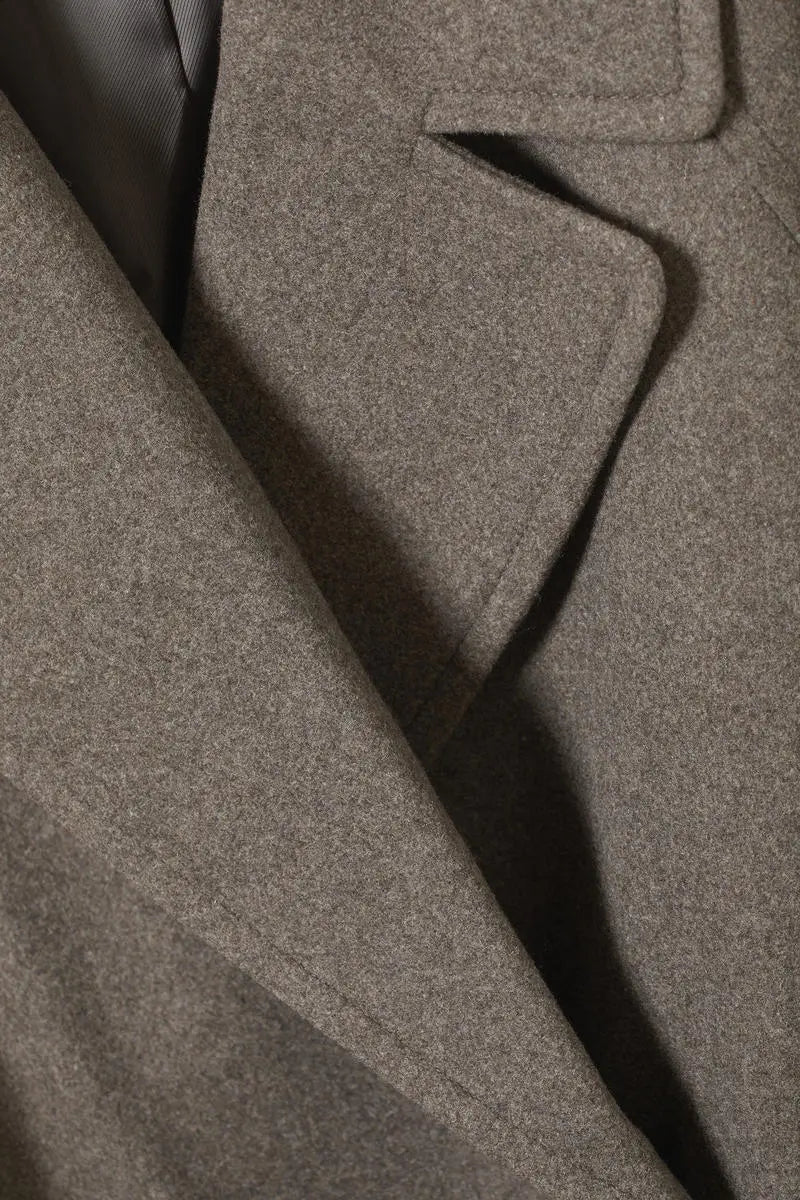 Manteau Long Croisé Ample