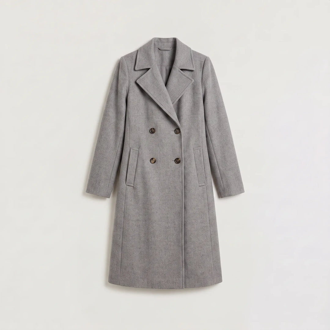 Manteau Long Croisé Élégant
