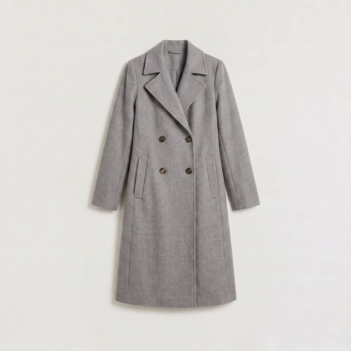 Manteau Long Croisé Élégant