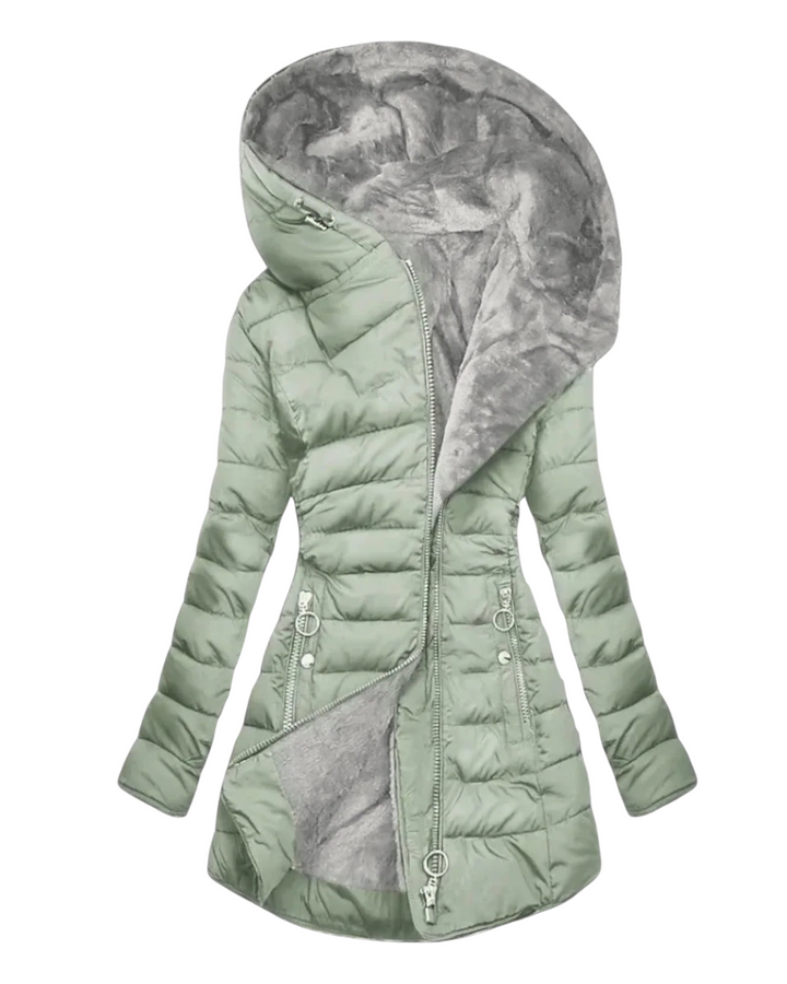 Manteau matelassé à capuche