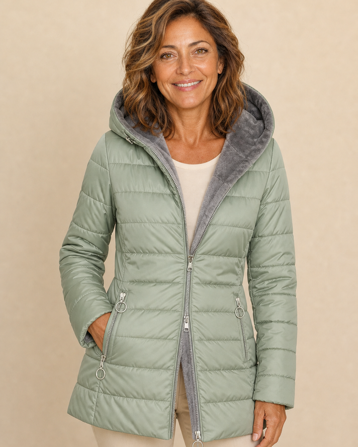 Manteau matelassé à capuche