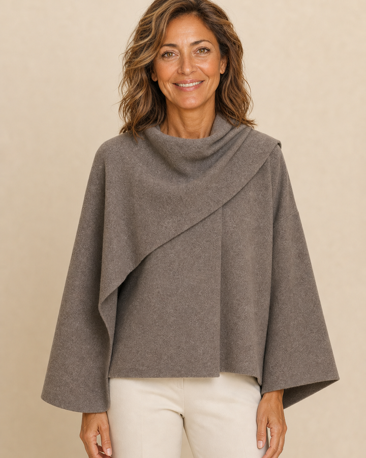 Manteau style cape élégant