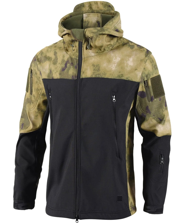 Manteau Technique à Capuche – Camouflage