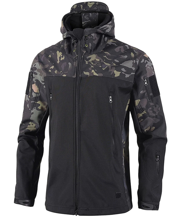 Manteau Technique à Capuche – Noir