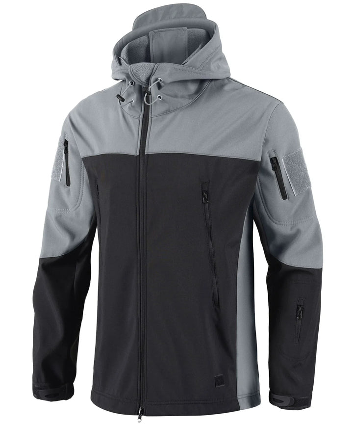 Manteau Technique à Capuche – Gris