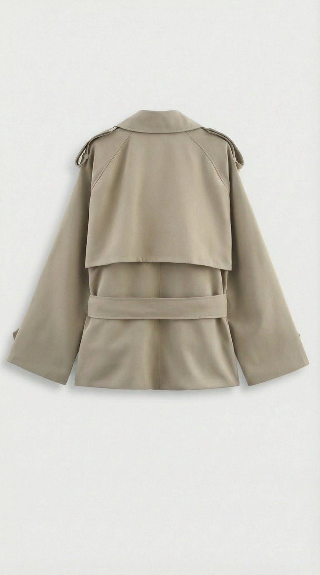 Manteau Trench Court Beige