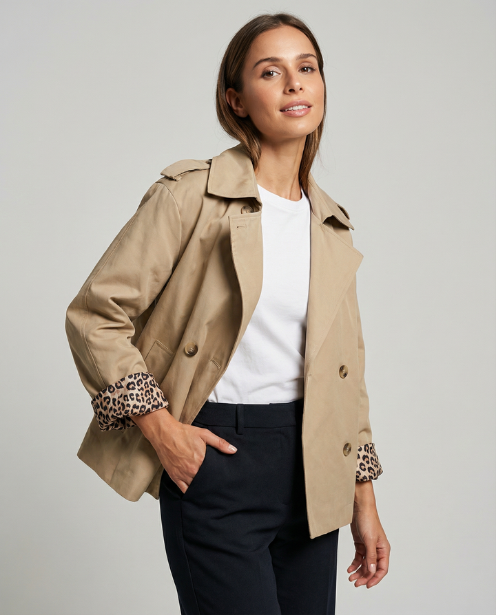 Manteau Trench Kaki Chic – Kaki