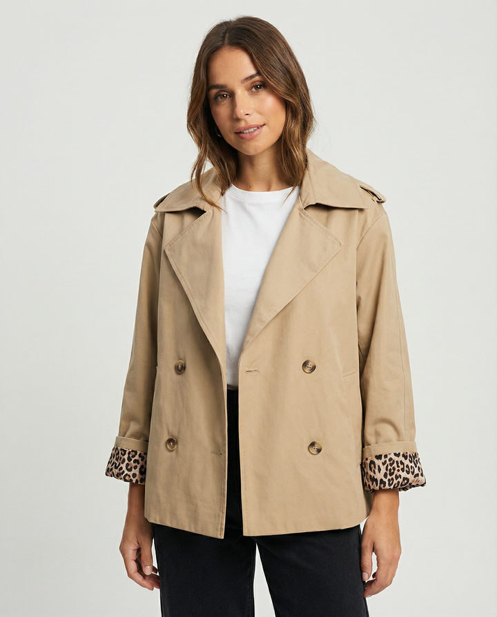 Manteau Trench Kaki Chic