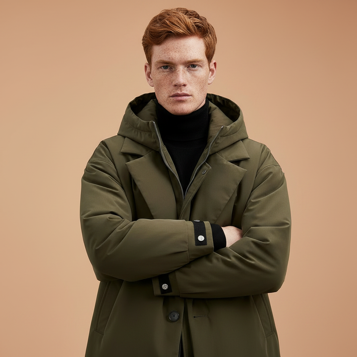 Manteau Urbain à Capuche Amovible