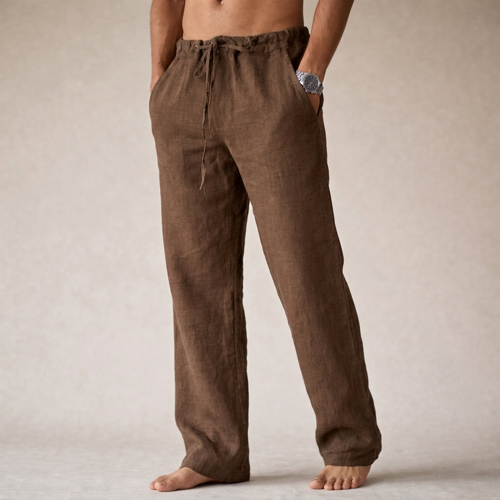 Pantalon d'Été Léger pour Homme – Marron