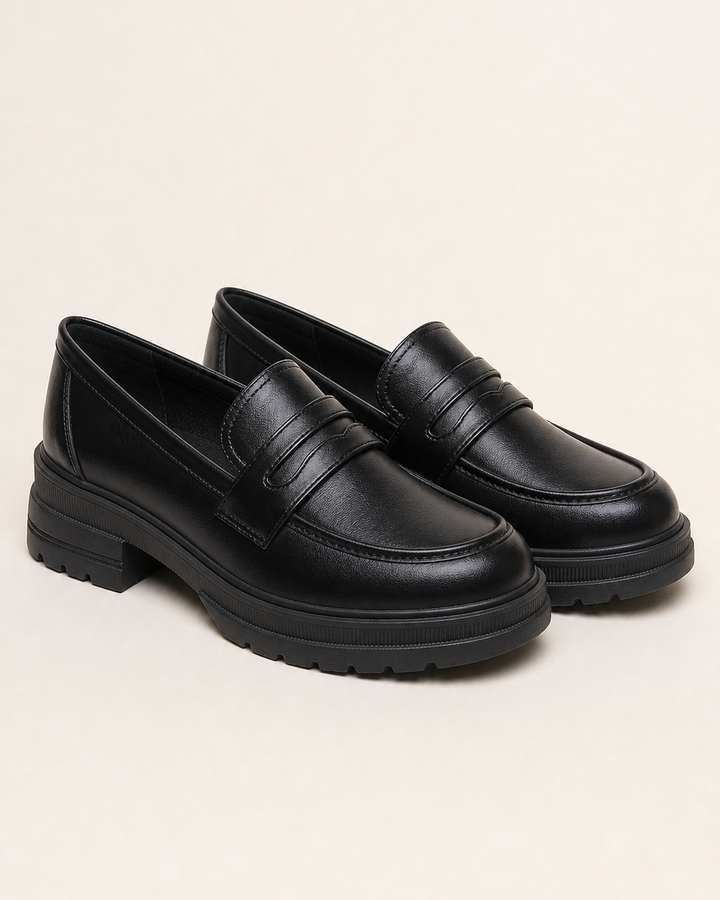 Mocassins Confortables à Semelle Épaisse