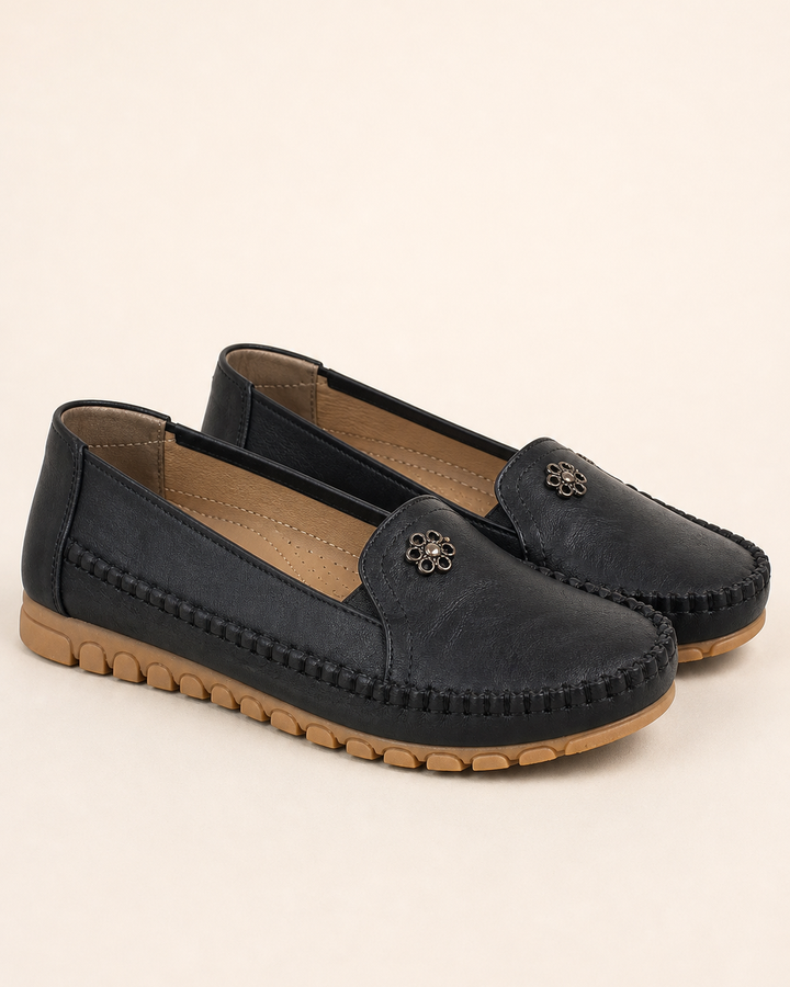 Mocassins Plats et Souples – Noir