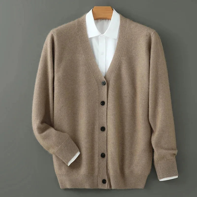 Cardigan Homme Col V Élégant