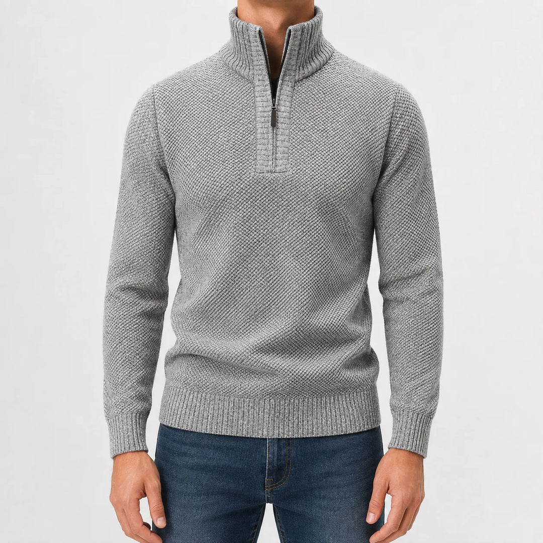 Pull Homme Essentiel Col Montant – Pierre
