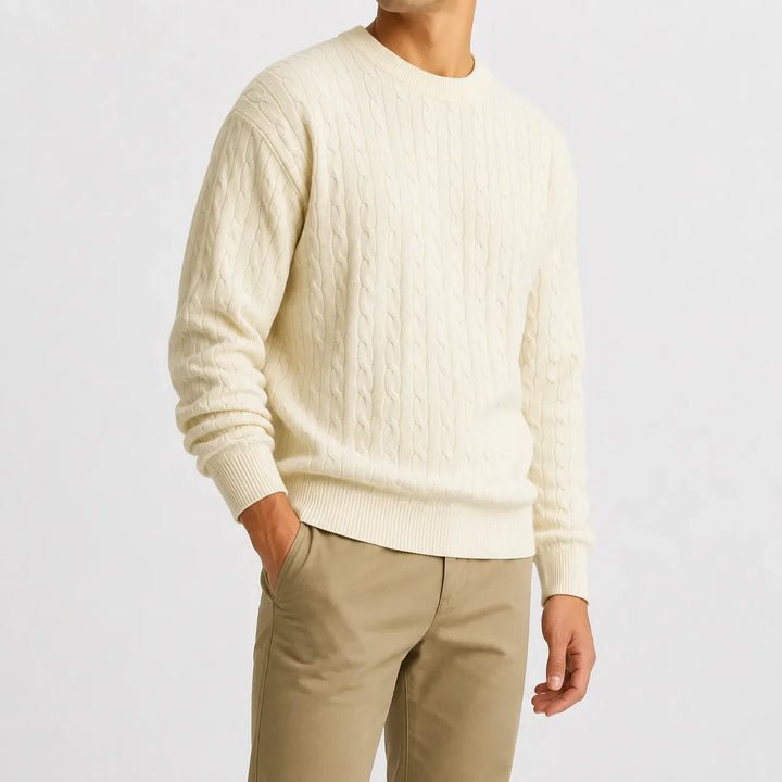 Pull Homme Intemporel Col Rond