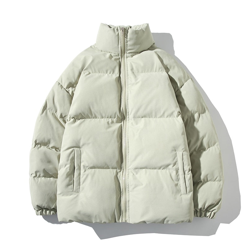 Veste Chaude à Col Montant – Vert
