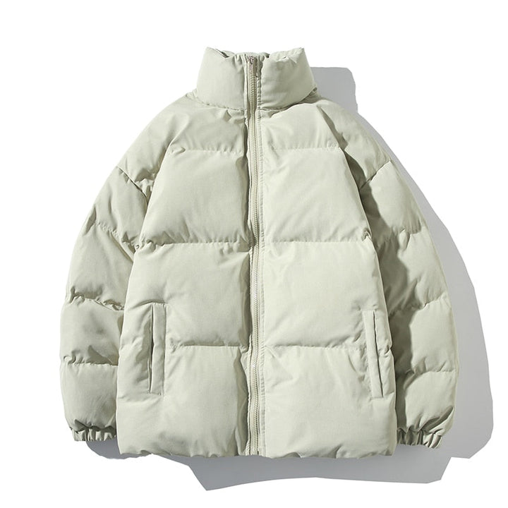 Veste Chaude à Col Montant – Vert