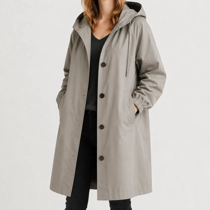 Veste Légère à Capuche – Gris