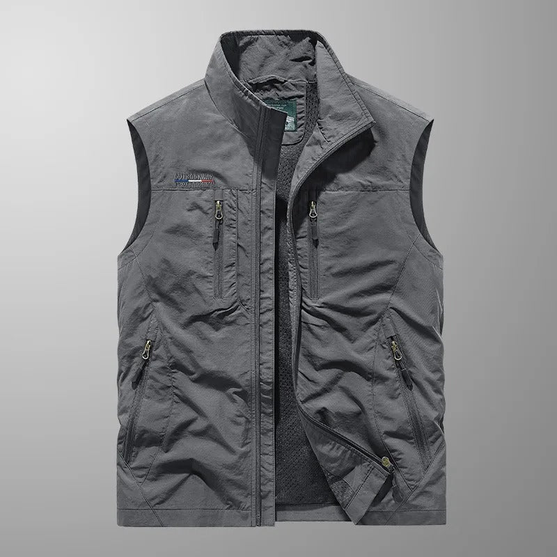 Veste Utilitaire sans Manches – Gris