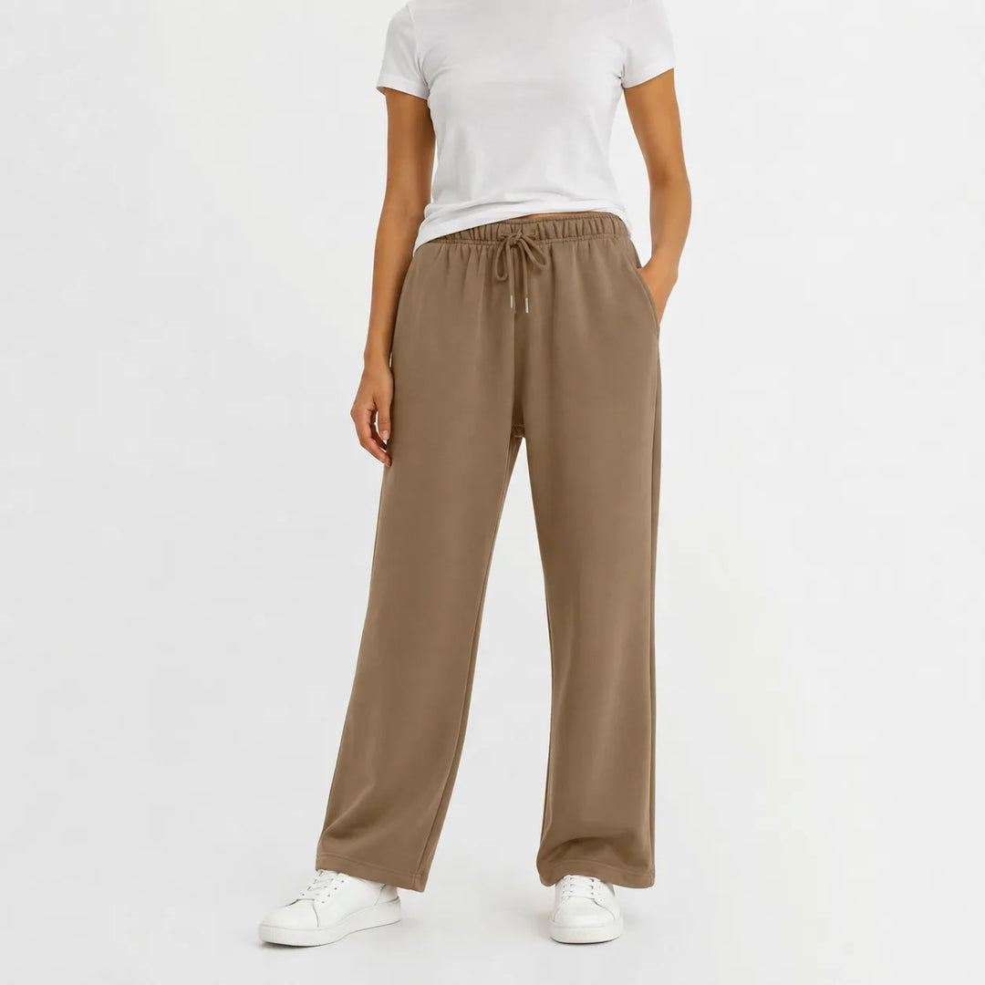 Pantalon de Détente Confortable – Moka