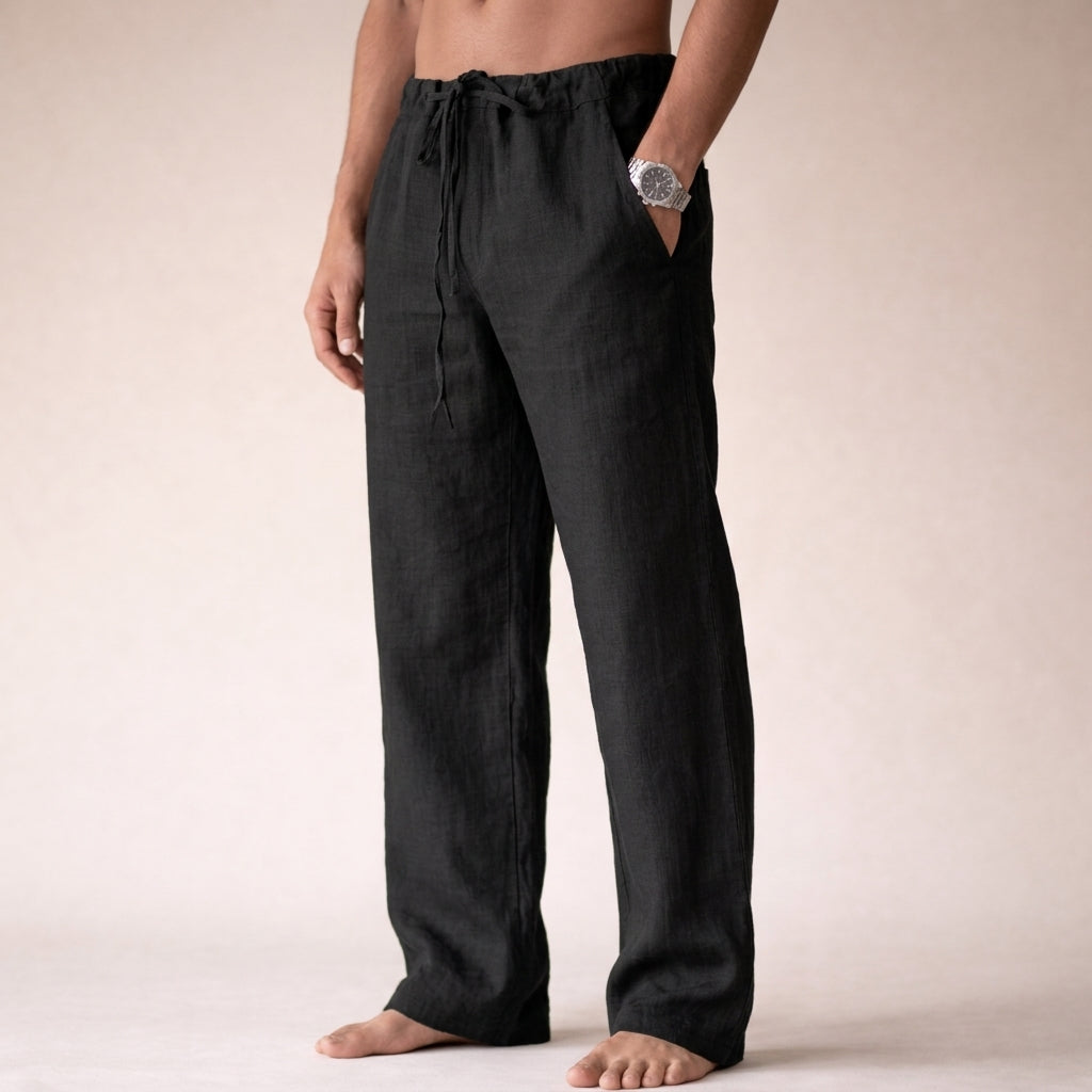 Pantalon d'Été Léger pour Homme – Noir