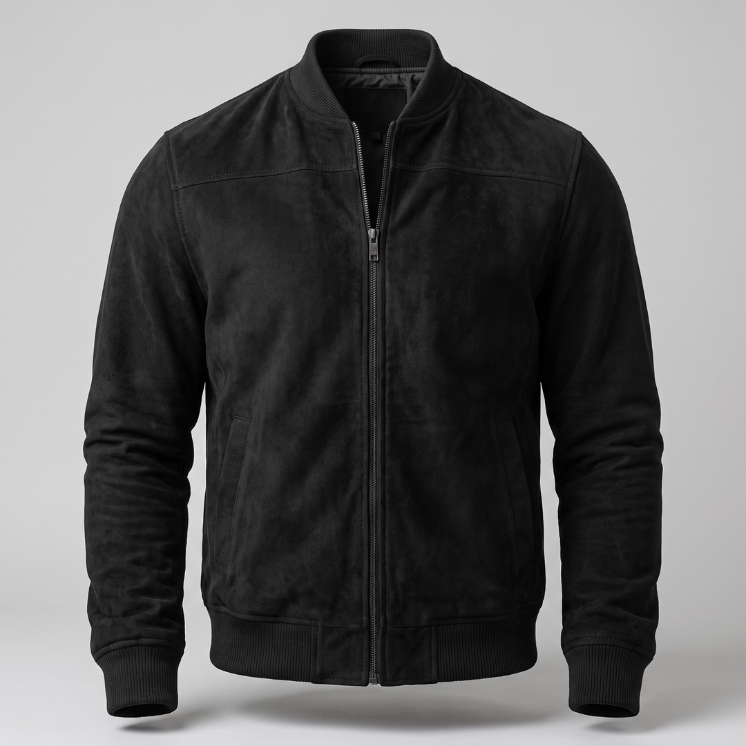 Veste Homme Style Bomber – Noir