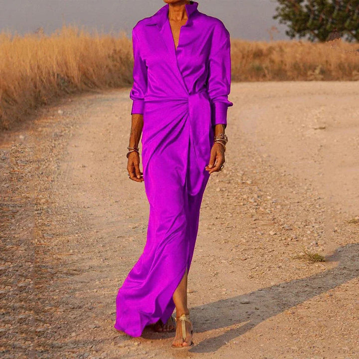 Brisen | Robe maxi portefeuille élégante pour femmes