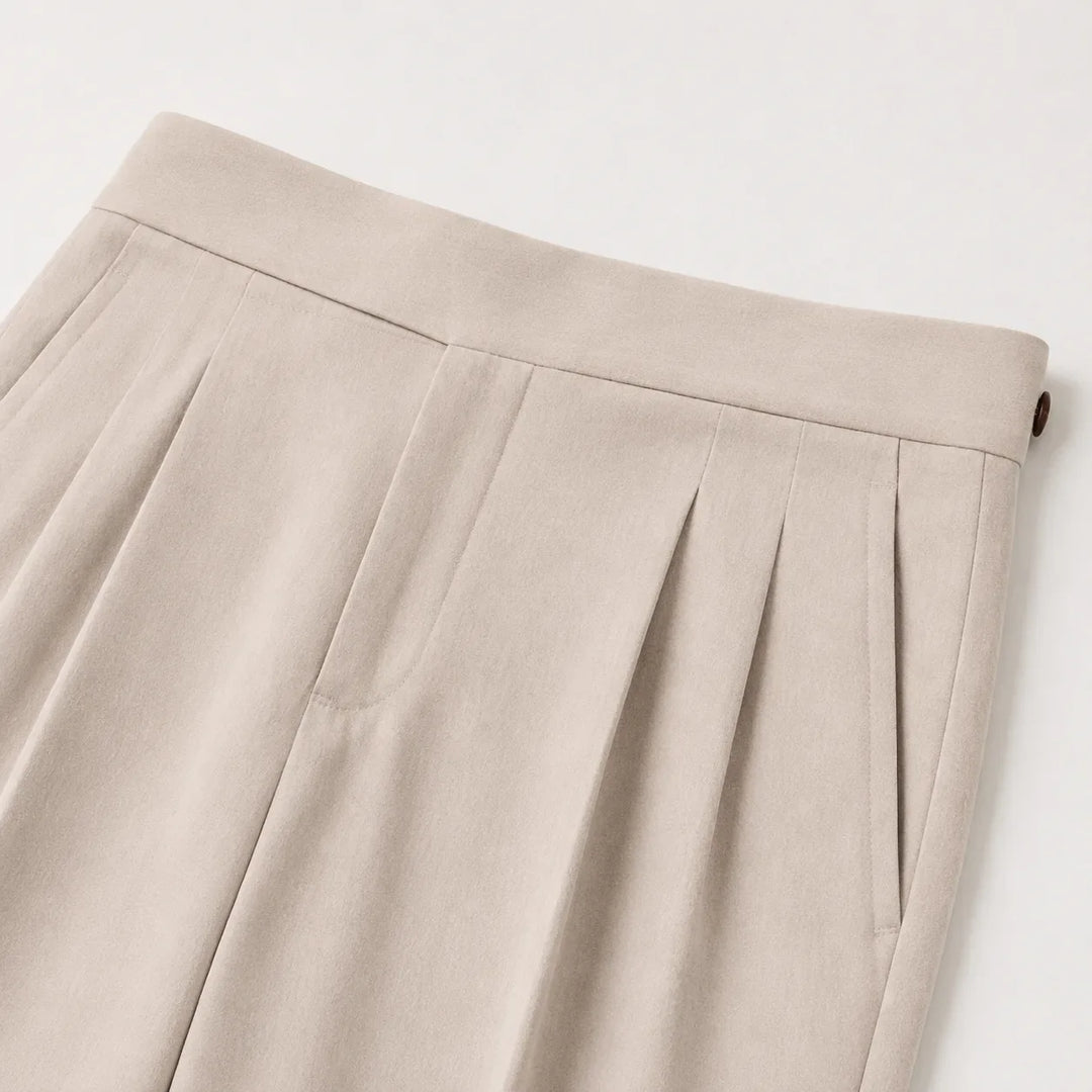 Pantalon Élégant à Pinces
